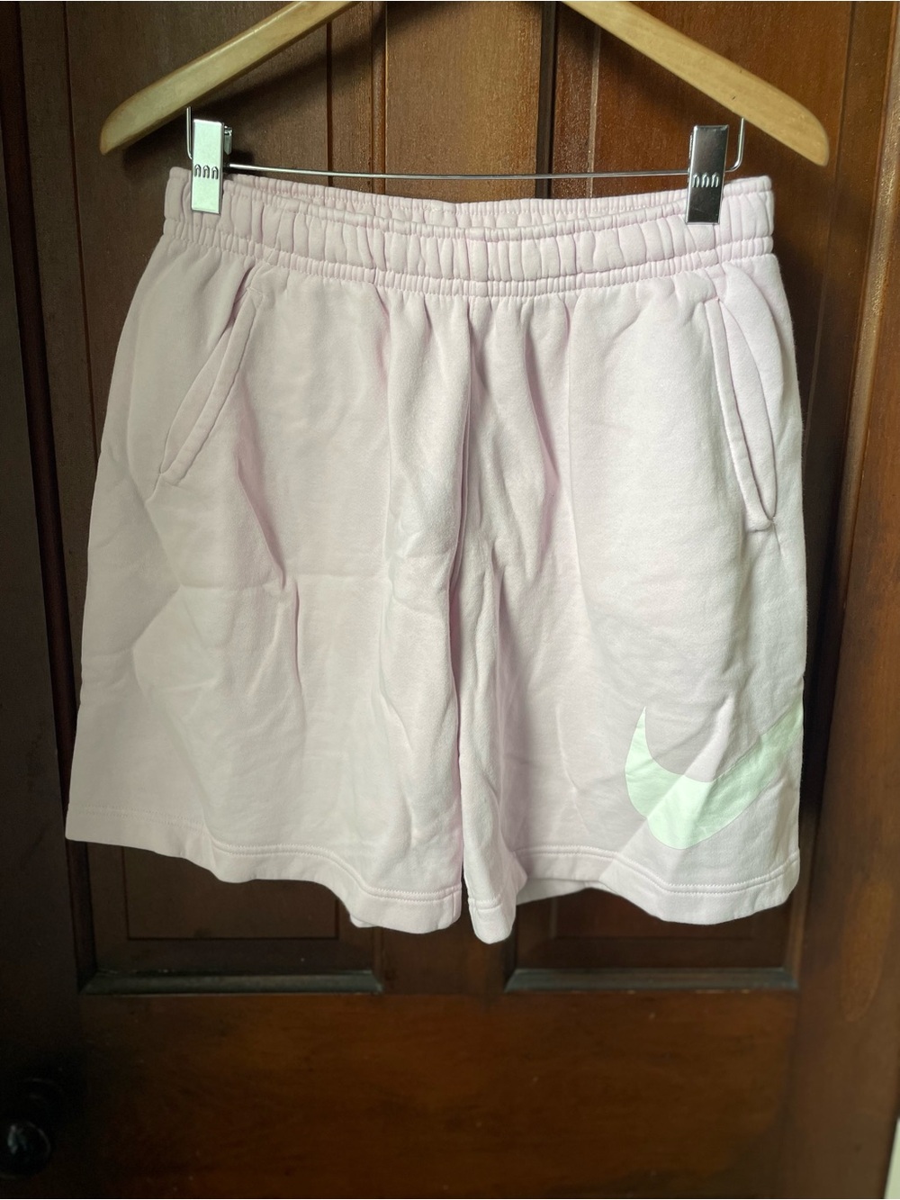 Nike men's medium pink sweatshorts